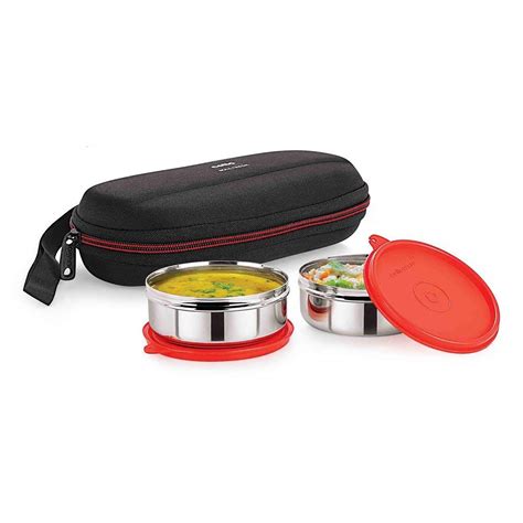 CELLO Stainless Steel MF Super Lunch Box Set, 